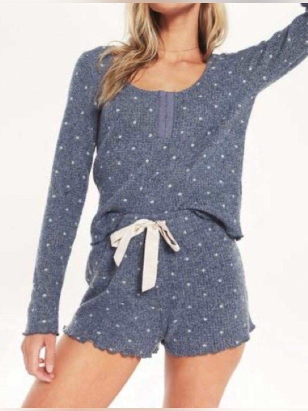 Z Supply Long Sleeve Lounge Pajama Set S